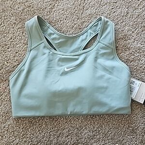 Nike Womens Sports Bra Jade Smoke Dri-Fit Medium Impact Size XS